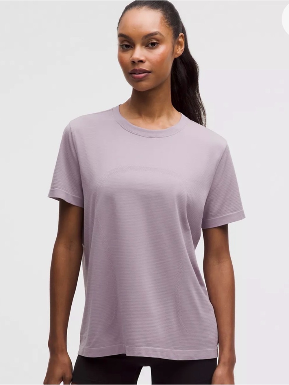 lululemon athletica Short Sleeve Crew Tee - Light Lavender